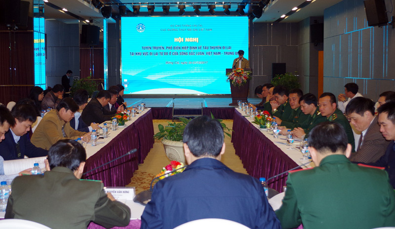 Hội nghị tuyên truyền, phổ biến Hiệp định về tàu thuyền đi lại tại khu vực đi lại tự do ở cửa sông Bắc Luân, Việt Nam – Trung Quốc